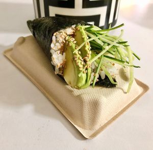 Avocado temaki  at Moshi in Dubai