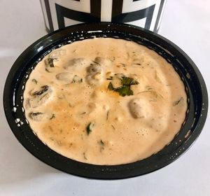 Red Thai curry  at Moshi in Dubai