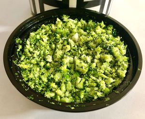 Broccoli rice at Moshi in Dubai