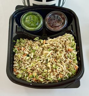 Vegetable fried rice   at Moshi in Dubai