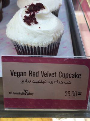 Red velvet   at The Hummingbird Bakery - Dubai Mall in Dubai