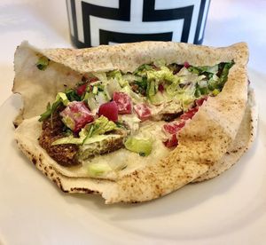 Falafel pita  at Zaroob in Dubai