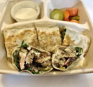 Impossible saj platter   at Zaroob in Dubai