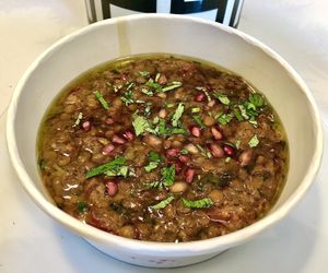 Lentil salad   at Zaroob in Dubai