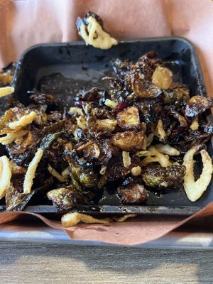 Have eaten brussel sprouts… AMAZING  at Hippy Hen House in Murrells Inlet