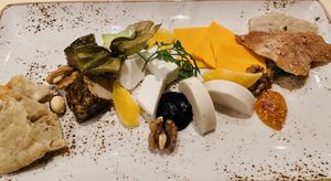 Cheese plate  at Das Alois in Tux