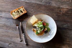 Caesar salad at Das Alois in Tux