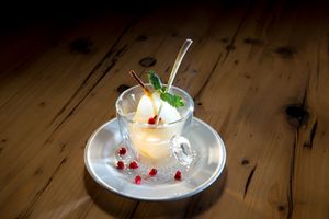 Pear and Lemongras Tea at Das Alois in Tux