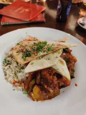 Indian Curry at La Plaza in Malaga