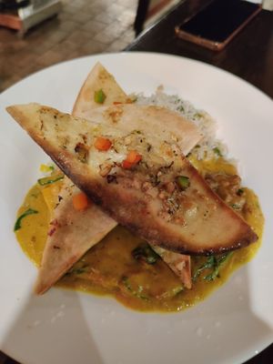 Indonesian Curry at La Plaza in Malaga