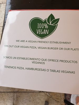 Vegan friendly at La Plaza in Malaga