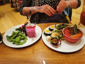 Exciting! All tasted lovely  at Bacchanal Buffet in Las Vegas