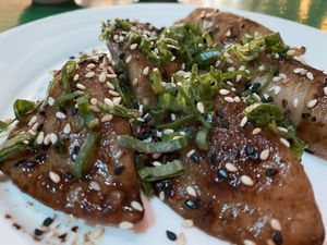 Gyoza  at Bajon Vegan in Valparaiso