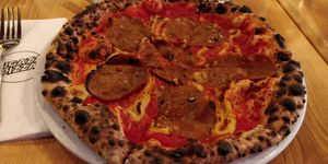 Pikashew without maple syrup at Fugazzi Pizza - Pointe Saint-Charles in Montreal