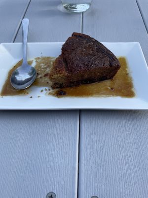 Toffee pudding (minus the ice cream)  at Alchemist Plant Pub  in Boise