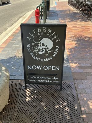 Sign out front as the entrance can be a little tricky.  at Alchemist Plant Pub  in Boise