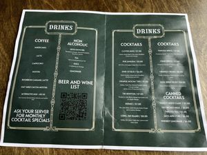 Drink menu  at Alchemist Plant Pub  in Boise
