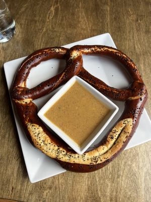 Plant Pub Pretzel with vegan house queso   at Alchemist Plant Pub  in Boise