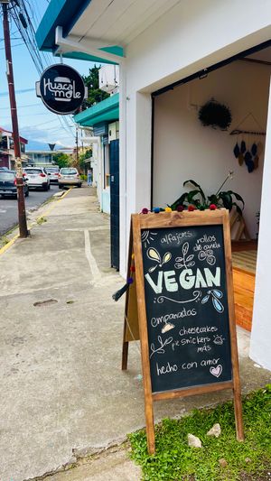 Next to Huacamole Vegan Restaurant  at PURALMA Vegan Bakery in San Jose