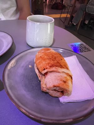 Croissant 🥐 relleno de queso vegan obvi 🌱  at PURALMA Vegan Bakery in San Jose