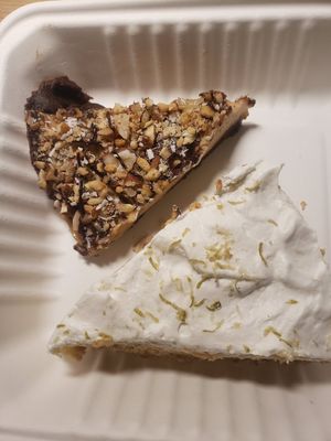 Snickers and lemon pies! at PURALMA Vegan Bakery in San Jose