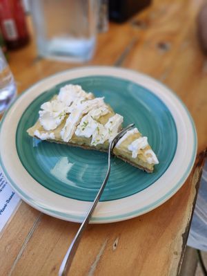 Lemon cake like my grandma's recipe at PURALMA Vegan Bakery in San Jose