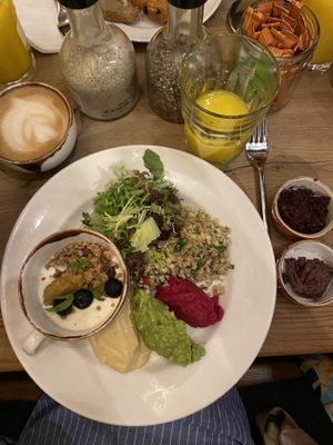 Vegan brunch   at Le Pain Quotidien - Dubai Mall in Dubai