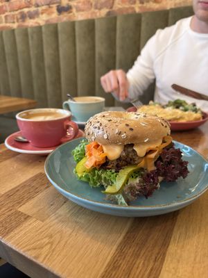 Vegan bagel  at Balans Kawy Speciality & Bajgiel in Gdansk