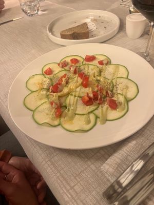 Avocado carpaccio   at La Pioda in Livigno