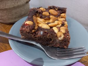 Vegan brownie at FILTR by Coromandel Coast in Sanderstead