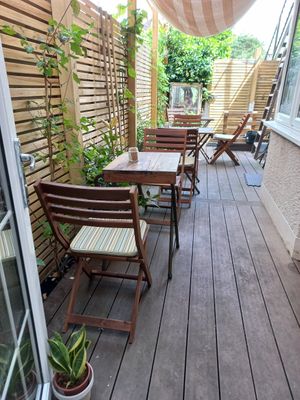 New outside decking at FILTR by Coromandel Coast in Sanderstead