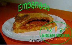 pie at Green Break Vegan Shop in Madrid