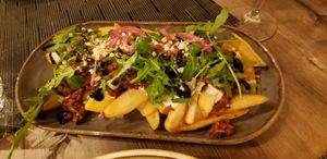 Fake Italian. Looks weird, taste really good at Soul Kitchen in Dubrovnik