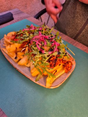 Bolognese fries at Soul Kitchen in Dubrovnik