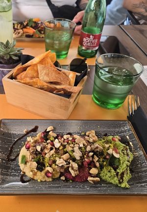 Hummus trio at Soul Kitchen in Dubrovnik