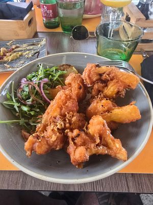 Tempura cauliflower at Soul Kitchen in Dubrovnik