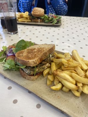 Vegan special Christmas sandwich   at The Lakeside Cafe  in Llandrindod Wells