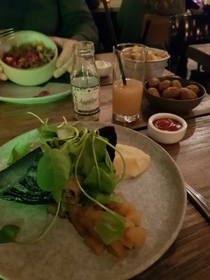 Roasted red cabbage at Lowlander Botanical Bar & Restaurant in Amsterdam