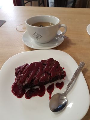 Brownies at El Casco de Gáldar in Gran Canaria