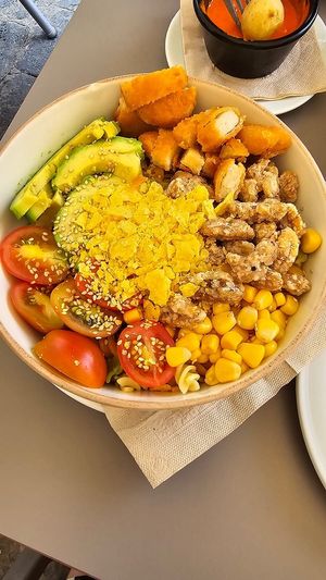 Fusilli bowl (especificar vegano) at El Casco de Gáldar in Gran Canaria