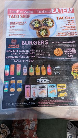 Love this place. Very cute set up right outside the San Jose square. Good food. Friendly owners. 😍 at The Forward Thinking Eatery in San Jose Del Cabo