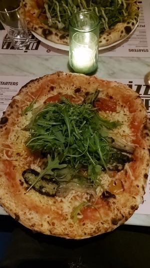 Vegan ortolana pizza at Pizza Beppe in Eindhoven