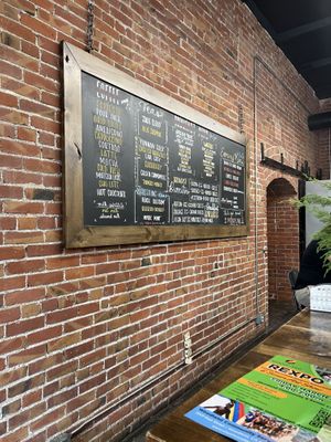 Menu  at Morgan's Mill in Woodland