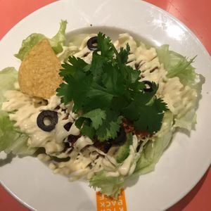 vegan taco rice at Kick Back Cafe in Tokyo