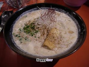 Vegan Soymilk Ramen at Kick Back Cafe in Tokyo