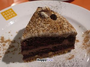 Vegan Mocha Choco Cake (550yen) at Kick Back Cafe in Tokyo