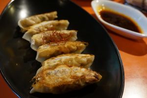 Gyoza. (Vegan) at Kick Back Cafe in Tokyo