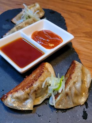 Gyoza at Niku Nashi Sushi in Los Angeles