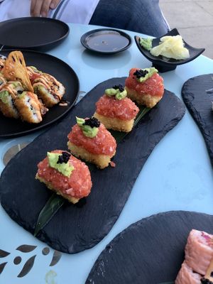   at Niku Nashi Sushi in Los Angeles