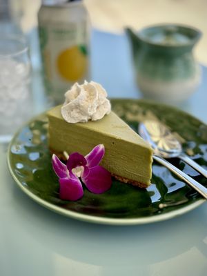 Matcha Cheesecake  at Niku Nashi Sushi in Los Angeles